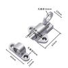 New Aluminium Alloy Door Latch Sprung Attic Loft Ceiling Hatch Lock Catch Tool Home Daily DIY Handmade Decorations Accessories