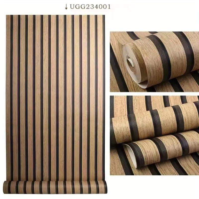 Vinyl Decorative Film Wood Grain Sticker Home Decor Waterproof Wallpaper Wall Paper Roll Furniture Self Adhesive PVC Cabinet