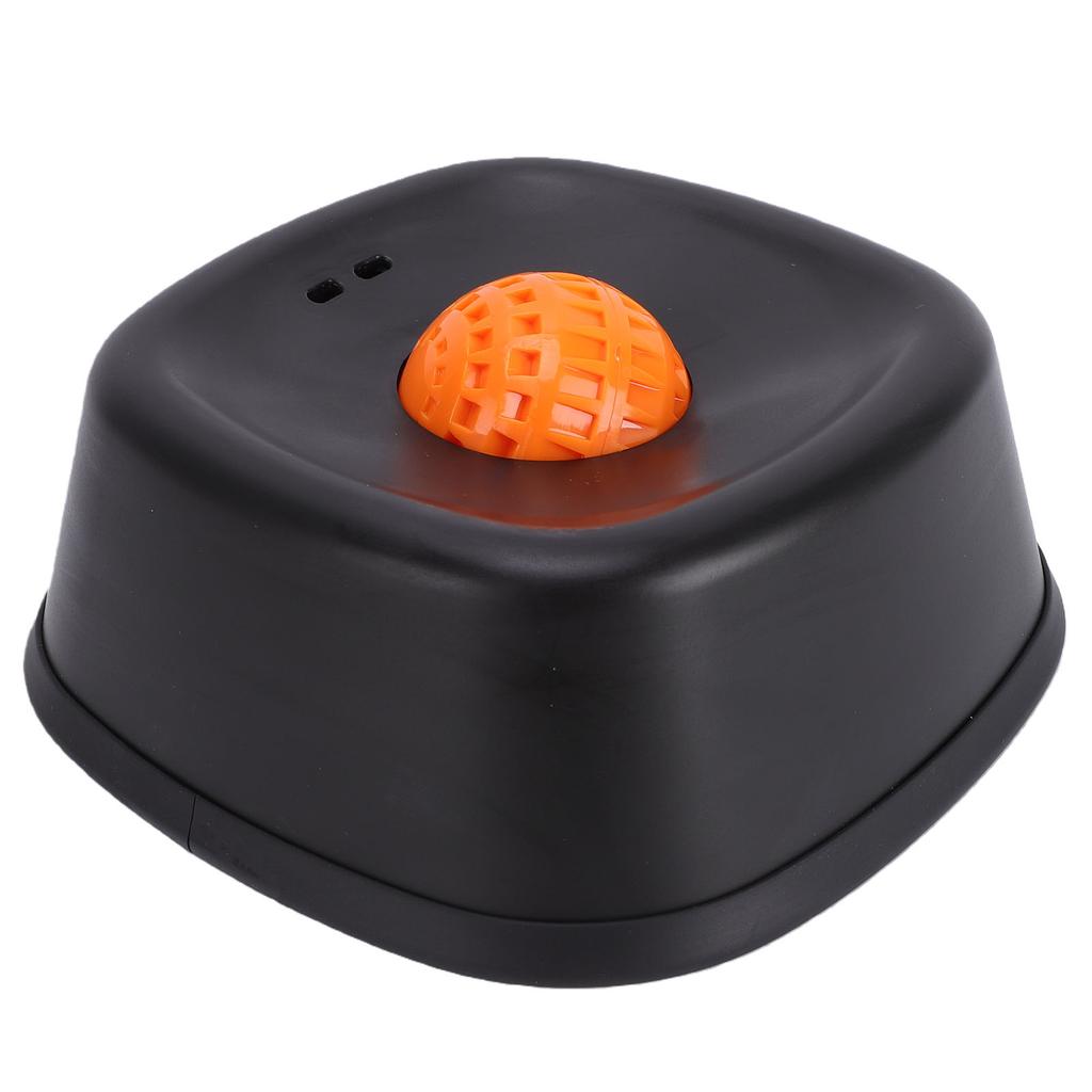 Dog Lick Bowl Anti Slip Rolling Ball Liquid Treat Slow Feeder Bowl for Small Medium Large Dogs Black