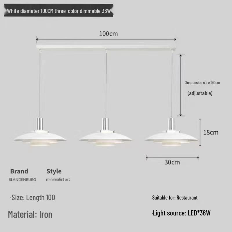 Adjustable Retractable Nordic Pendant Light - Creative Bar Island Flying Saucer Design