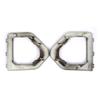 Portable 84176752 84176753 Replacement Front Fog Light Outer Bezel Cover Set Plastic Fog Light Cover Vehicle Accessories