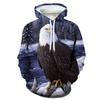 Do Old Eagle Graphics 3d Printing Men's Plus-size Hoodie Casual Pullover Popular Street Wear Fashion Top Trends Men's Clothing