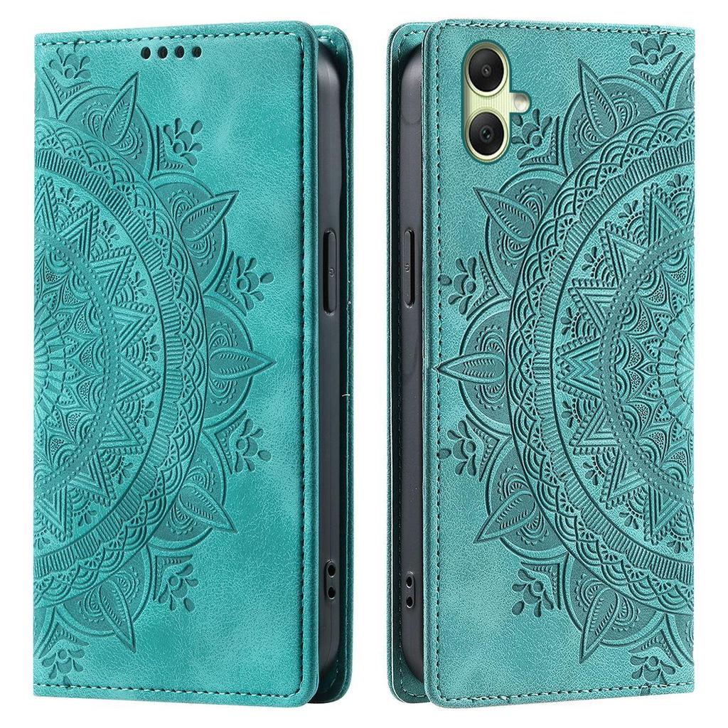 for Samsung Galaxy A07,A06 5G 4G,A05,A04e,A04 Mandala Embossed PU Leather Flip Wallet Case Magnetic Closure Cover