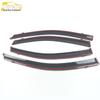 Rain Guards with Bright Strip for 14 Vios/Yaris ATIV Models - Plastic Exterior Modification Accessories.