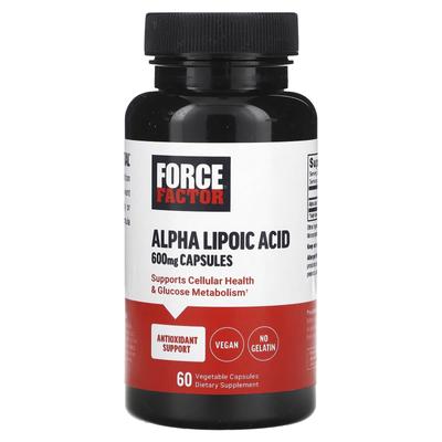 Kyselina alfa-lipoová, 600 mg, 60 vegetariánských kapslí