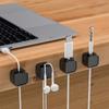 6Pcs Smooth Magnetic Cable Organizer Under Desk Cable Organizer Holder