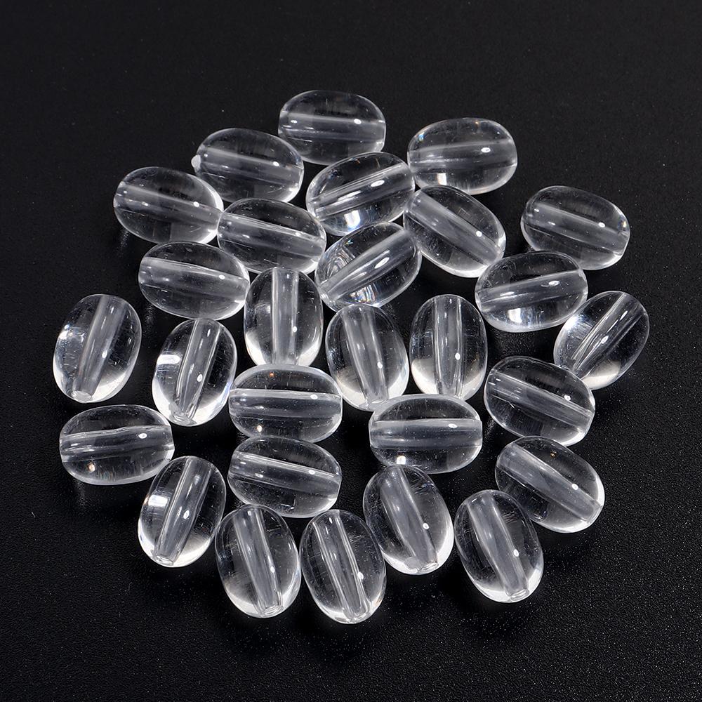 100pcs Candy Color Oval Acrylic Beads Mixed Color Loose Spacer Beads For Jewelry Making DIY Crafts Necklace Bracelet Accessories