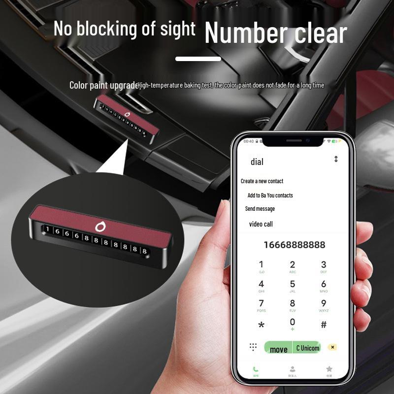 Great Wall Cannon M4 Temporary Parking Number Plate - Fengjun 5 King Kong Car Ornament