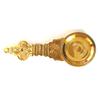 S.S Traders Yellow Brass Embossed Kapoor Aarti/Kapur Diya Kapur Burner .A Good and