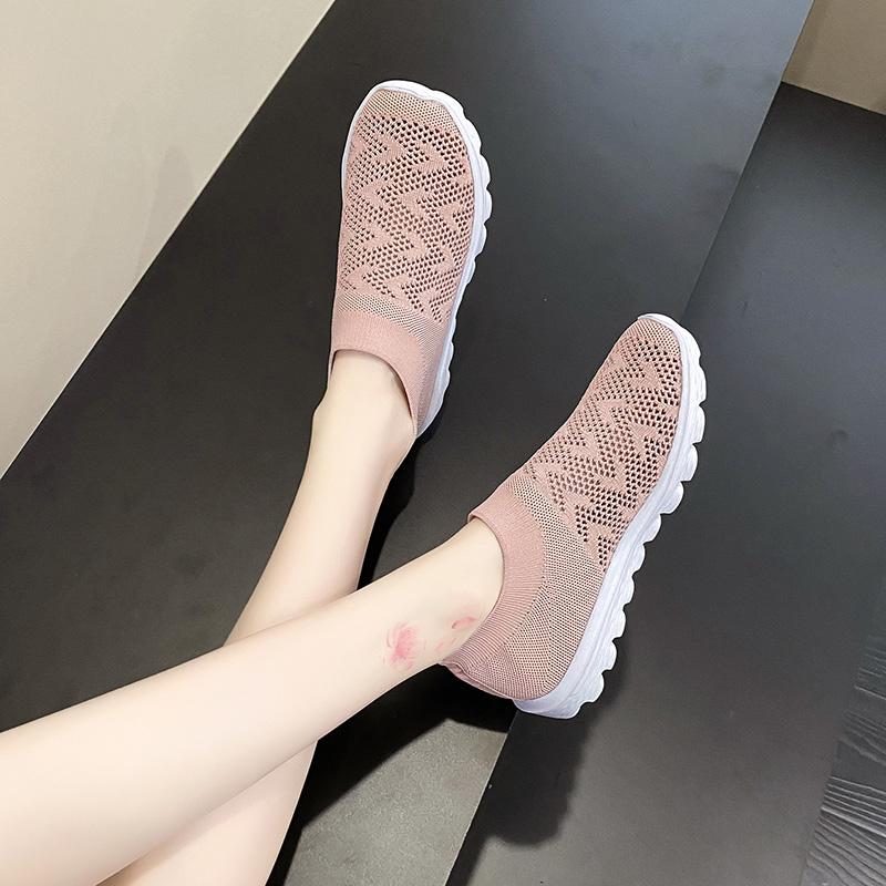 

Женская обувь Большие размеры Кроссовки Женские туфли на низком каблуке Кроссовки женские Кроссовки из вулканизированной стали 2024 Повседневные носки Кроссовки женские 43 розовый