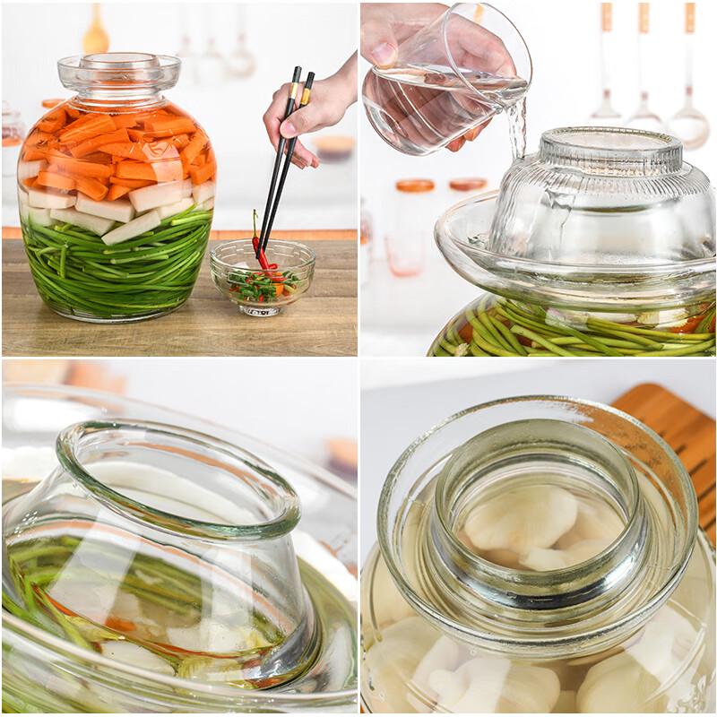 Thickened Glass Pickle Jar