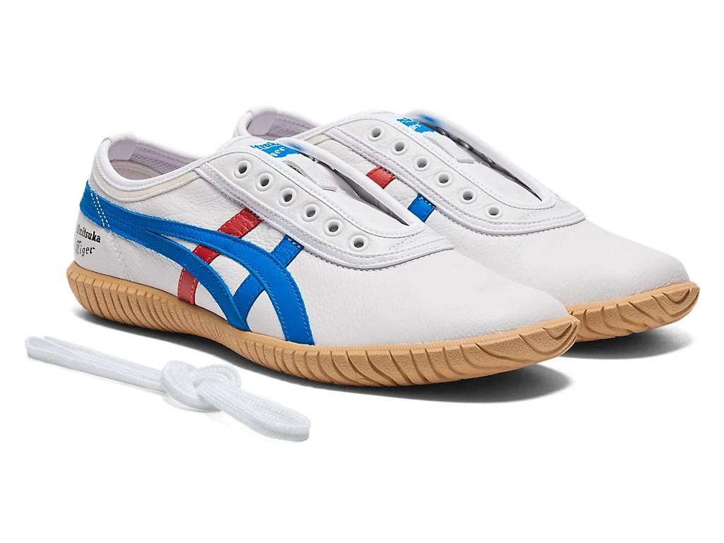 1183C529-100 Onitsuka Tiger Tsunahiki Slip On Белый Директуарный Синий (Мужской) 10