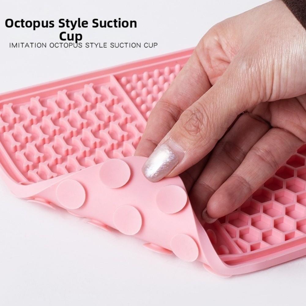 Silicone Material Pet Lick Mat Suction Cup Slow Feeder New Silicone Mat  Food Training
