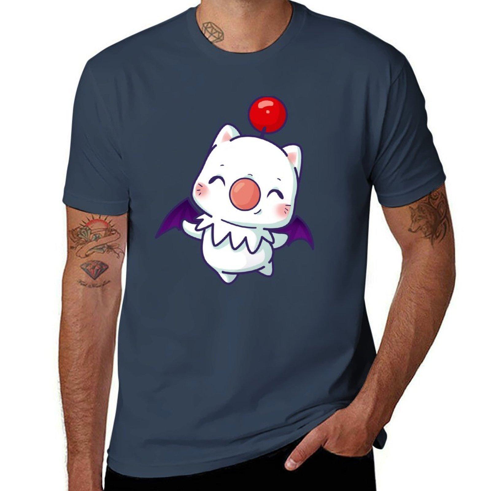 Moogle Kupo Tshirt Basic Casual Wear Short Sleeve Top S