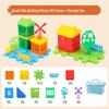 Educational Building Blocks Set for Kids: Large Particle Assembly Toy for Ages 3 to 6, featuring a Small Villa Design