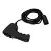 Plug In Truck Winch Remote Controller Handheld 83665 Replacement for WARN M8000 M12000 VR12000 with 12ft D Shape Cable