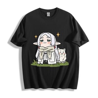 Frieren: T-shirt Compagno Oltre la Fine del Viaggio - Esclusiva Maglietta dal Design Affascinante