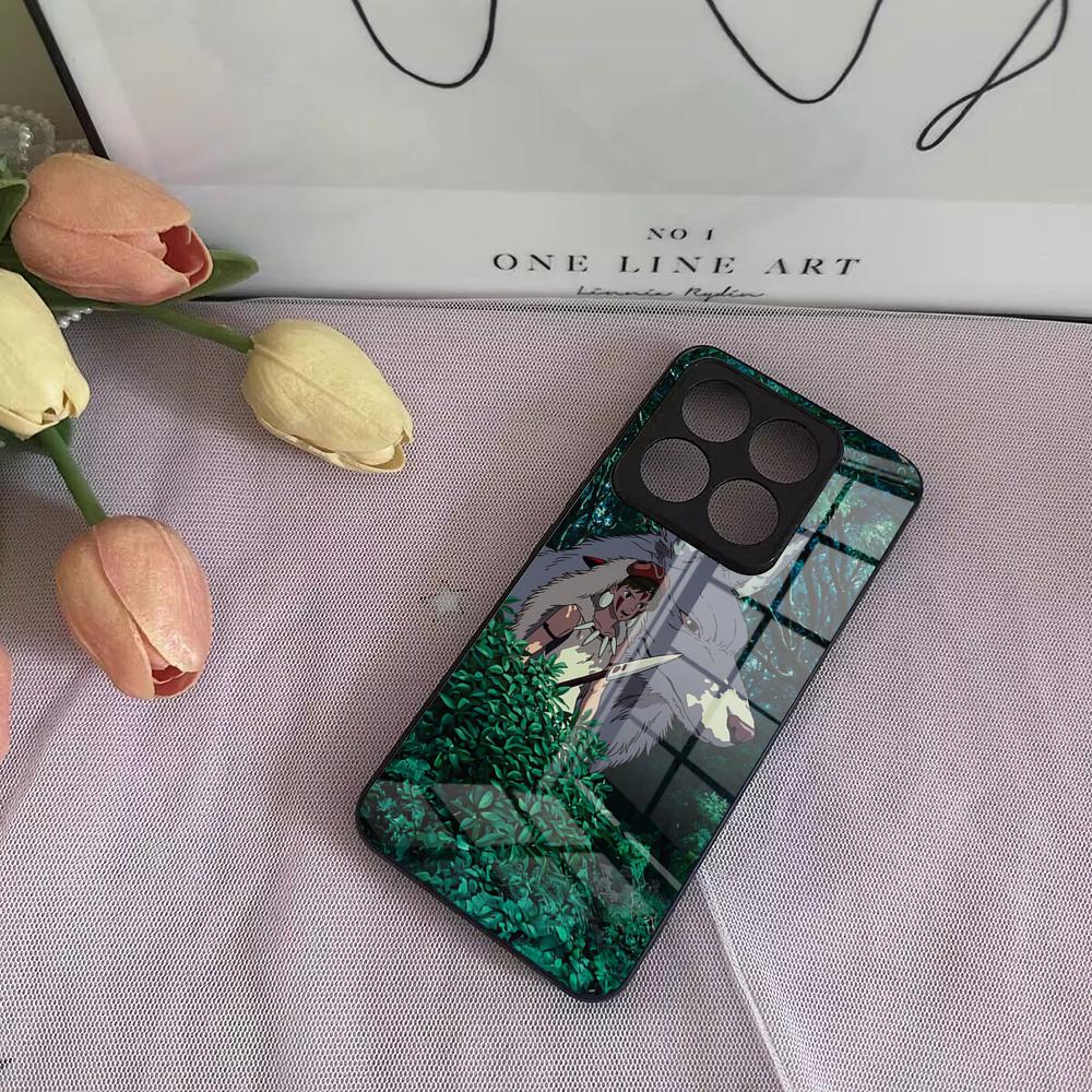 Anime Princesse M-MononokeS Phone Case For Xiaomi Poco F3 4 5 6 X3 NFC X4 GT X5 6 M3 4 5 5s 6 Pro 4G 5G Glass Cases