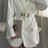 Womens Trendy Elastic Waist Belt Versatile For Dresses Shirts And Jackets In Elegant Black White And