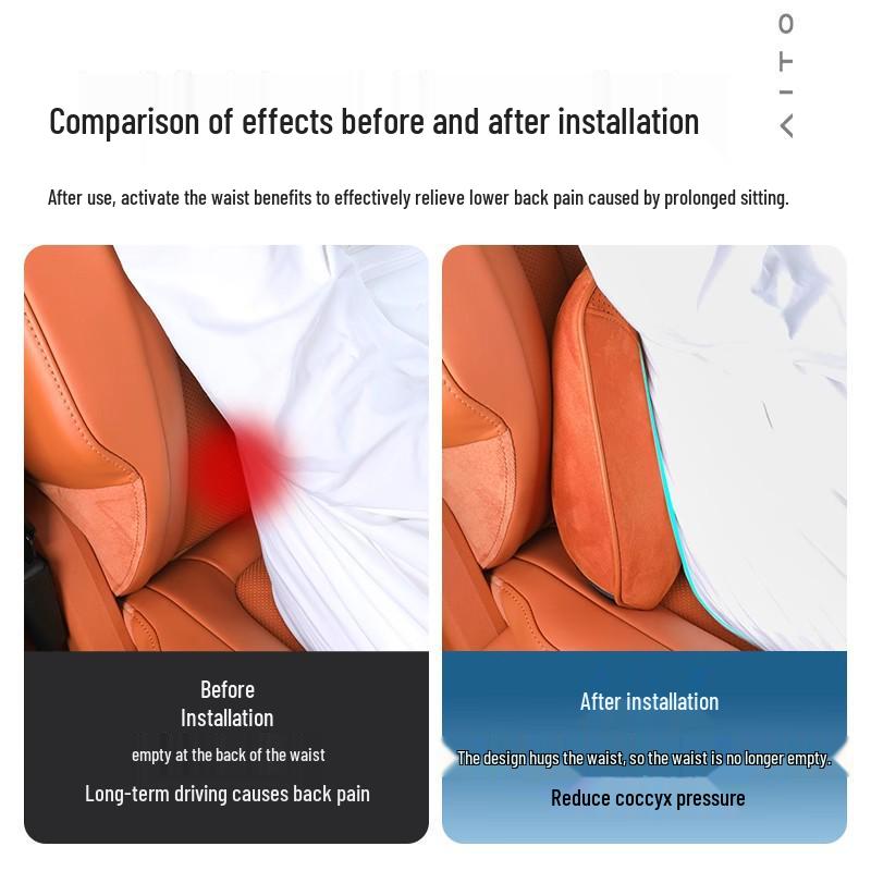 AITO M5-M9 Car Headrest & Lumbar Support Pillow Set: Leg Rest, Neck, Waist Support Accessories
