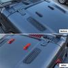 For Jeep Wrangler JL Gladiator JT 2018-2024 Hood Vents & Engine Hood Hinge & Side AC Vent Outlet Trim
