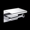 Stainless Steel Bathroom Tissue Box with Phone Holder