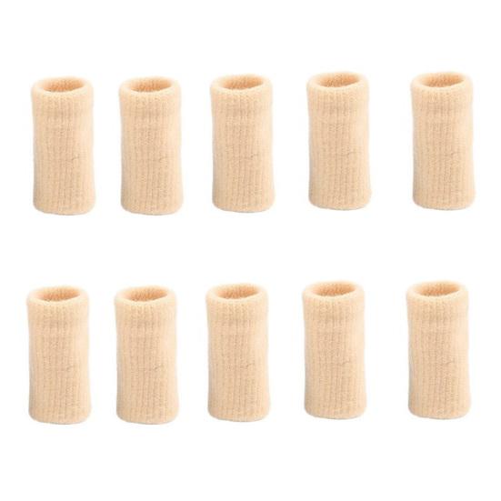 10Pcs Sports Finger Sleeves Arthritis Pain Relief Compression Finger Brace Splint Basketball Volleyball