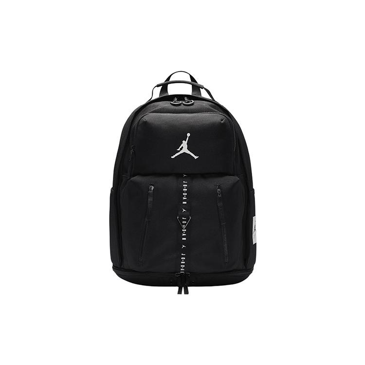New Jordan Polyester Backpack Regular Unisex Black FJ6807-010
