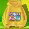 Sudadera con capucha azul de Bluey para niña, Otoño Invierno, Cálida, Suave, Jersey, Cómoda, Prenda superior diaria para niños