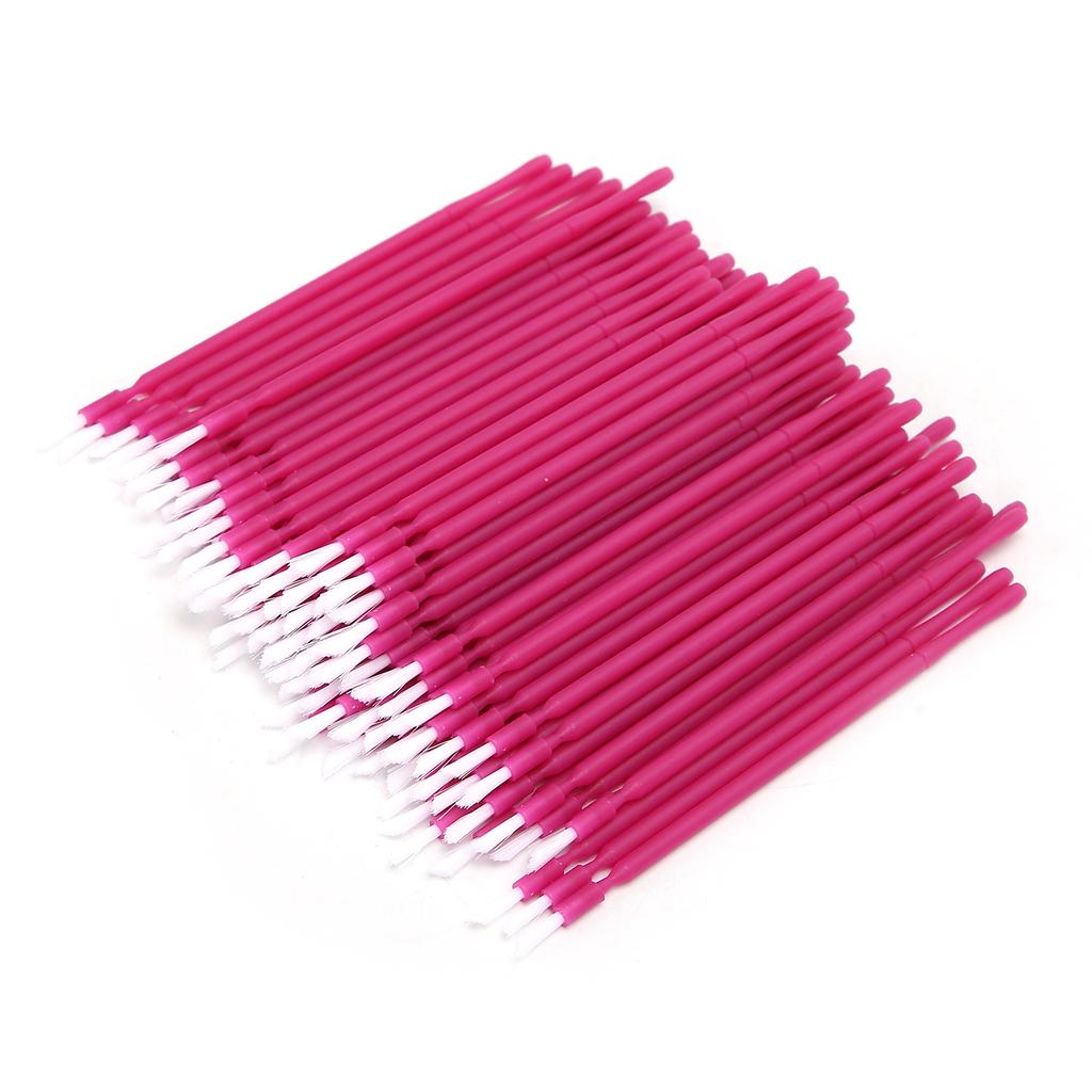 100 PCS Dental Micro Applicator Disposable Bendable Ultrafine Purple Dental Brush for Oral Care