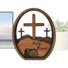 Handmade Empty Tomb Easter Scene Wooden Empty Tomb Scene Easter Bundle Handcrafted Jesus Nativity Sign Religious Christian Table