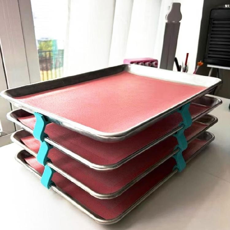 Foldable Tray Stand Long Lasting Oven Tray Rack Baking Sheet Stacker for Tray