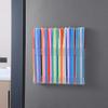 Storage Rack Transparent Acrylic Straw Holder with Drain Hole Adjustable Height Adhesive Tape Straw Organizer