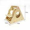 Solid Wood Hamster House with Stairs - Single or Double Layer Nest for Sleeping and Play