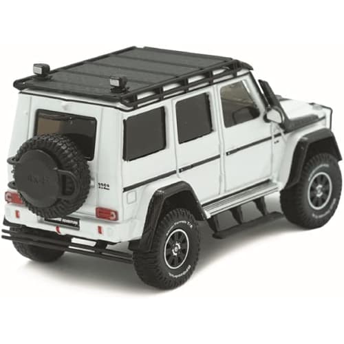Almost Real Brabus 550 Adventure Mercedes-Benz G-Class 2017 White 1/64 Scale Complete Diecast Car (Product Number: 660301001)