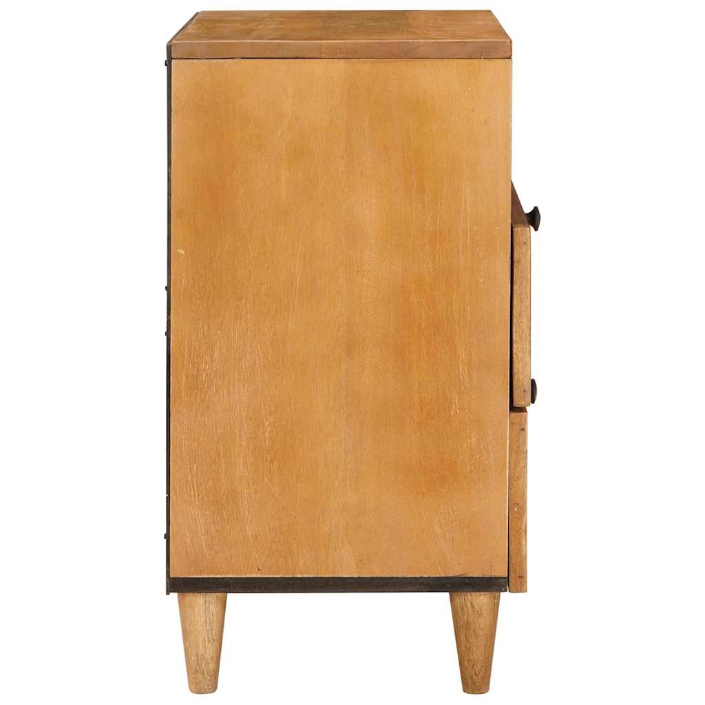 Nightstand Light Brown 50 x 33 x 62 cm Particleboard