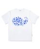 Escape From Blue Star Whale Print Oversized Short Sleeve T-Shirt White