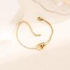 Colorfast Korean-Japanese Titanium Steel Women's Bracelet - Versatile, Fashionable Hand Jewelry.