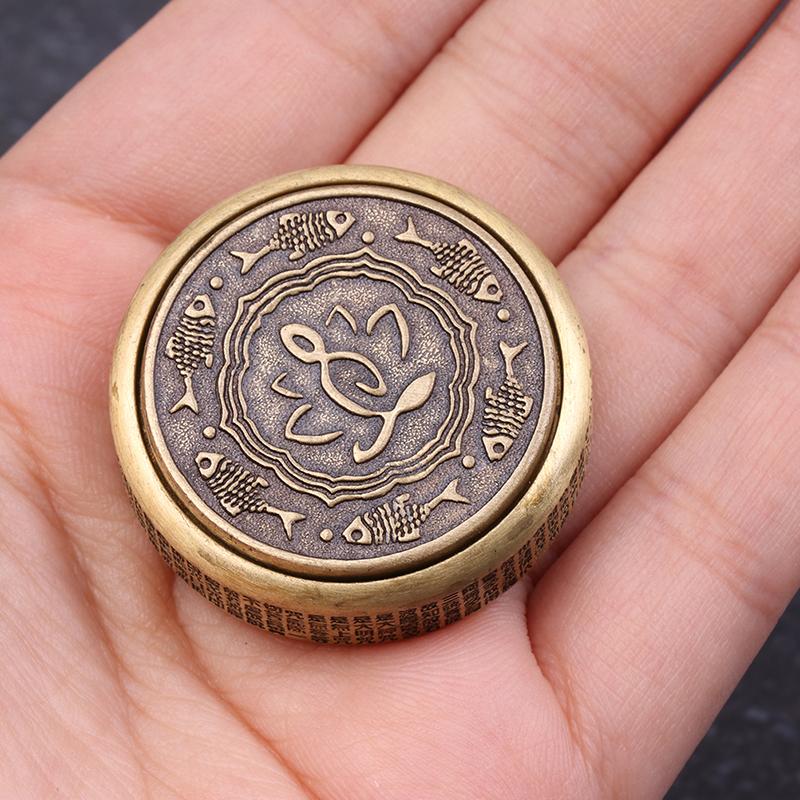 Zen Budda Mosiężny Spinner Dorosły Dzieci Metalowe Zabawki ADHD Spinner do Rąk Zabawki Antystresowe Ulga w Lęku Stresie Zabawki Biurkowe