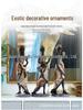 African Tribe Retro Black Woman Ornaments for Home Decor