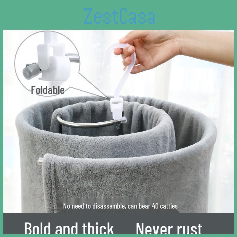 Steel Rotating Stainless Clothes Spiral Drying Rack For Quilts Bedsheets And Clothes