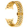 For Samsung Galaxy Watch Ultra 47mm Wrist Band 5-Bead Stainless Steel Butterfly Clasp Watch Strap