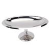 304 Stainless Steel Dessert Bowl Metal Oval Footed Dessert Cup Ice Cream Serving Cup for Salad Snack Fruit Pudding