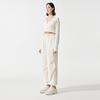 Skechers Quick-Drying Wide-Leg Sports Cargo Pants Women Pants Gardenia P225W292-01B4
