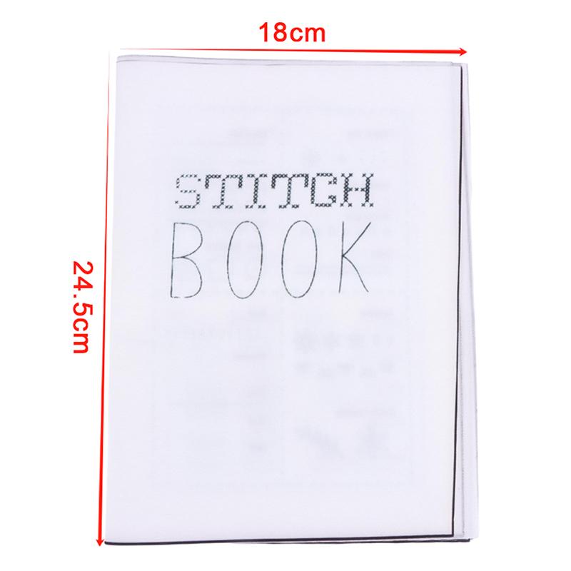 Libro di Punti Fai da Te Libro di Punti da Ricamo Libro di Cucito Ricamo Per Principianti Materiali per lo Studio del Ricamo per Adulti