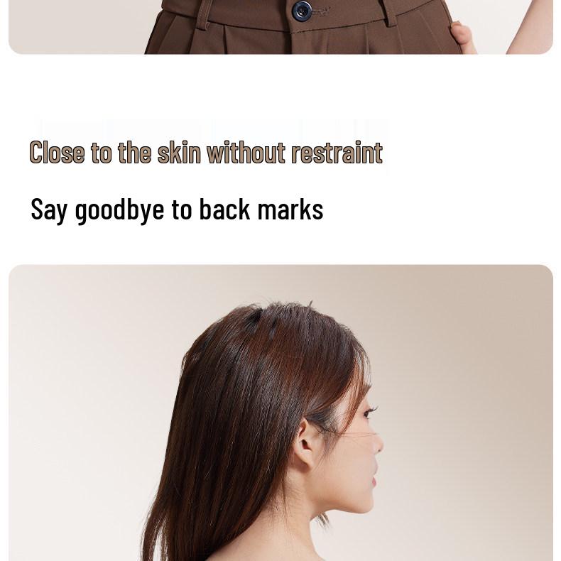 Seamless Invisible Bra: Skin Tone Thin Strap Vest for Small-Chested Women
