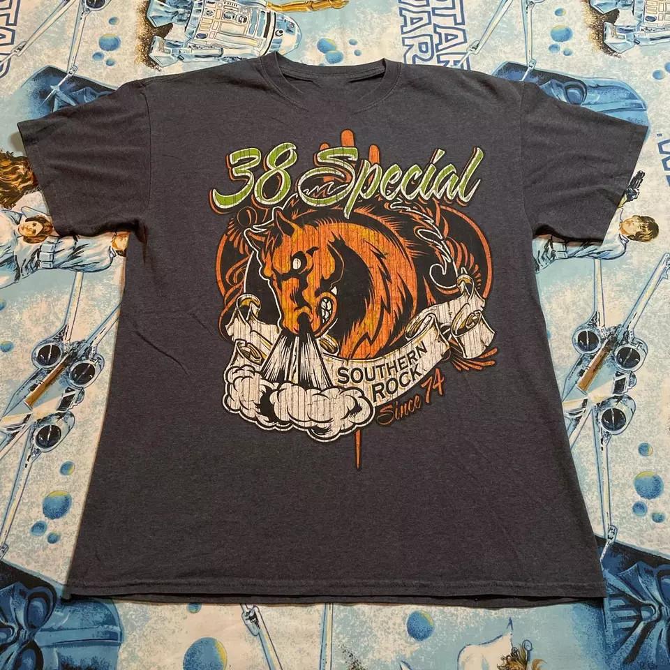 38 Special Tour Band Southern Rock Black Cotton  Full Size S-5XL SS727 Unisex T-Shirt XL