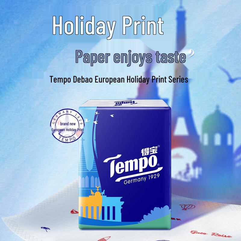 Tempo Soft & Strong 4-Ply Pocket Tissues