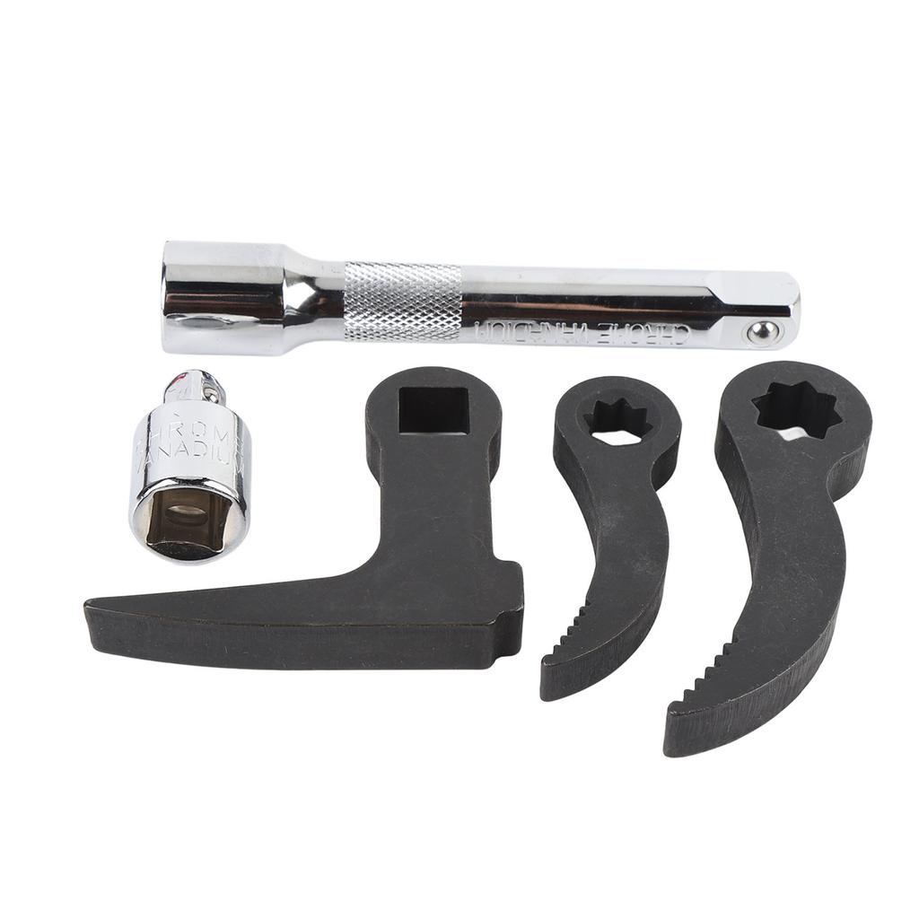 Crowbar Adapter Heads 1 2 and 3 8 Star with Sawtooth 1 2 Square L Type Pry Bar Adaptor Head Half Shaft Removal Tools