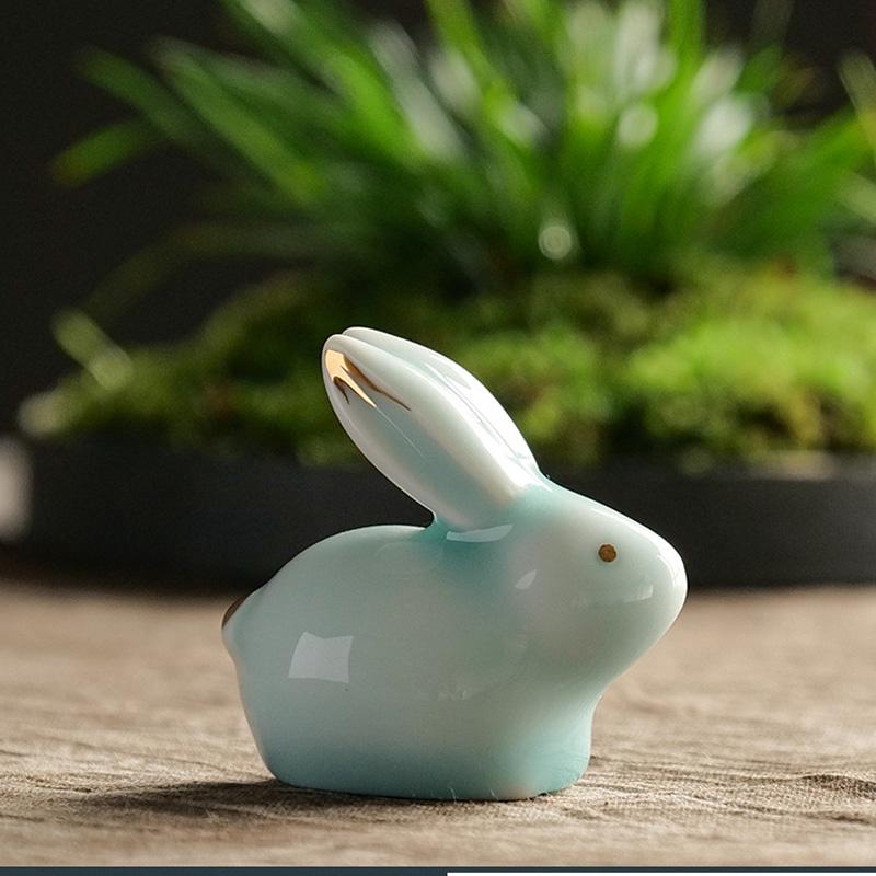 

Кераміка Творчість Чайні Міні Фігурки Статуетки Кролика Прикраси Тварин Фігурка Аксесуари Декору Вироби